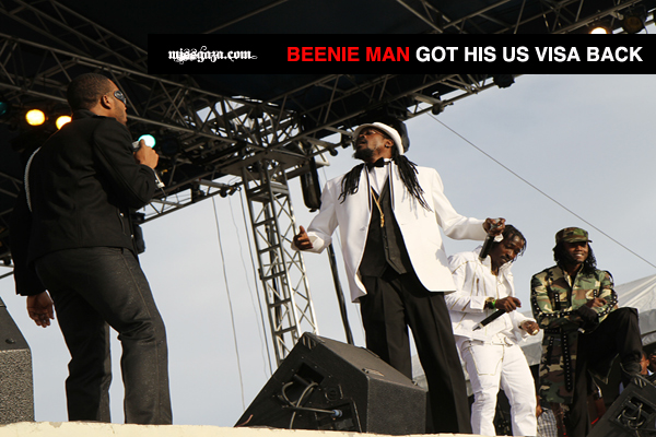 Beenie Man got his Us visa back 