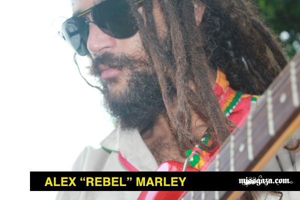  Reggaae artist Alex Marley