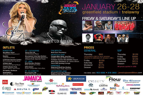 Jamaica Jazz and Blues festival 2012 lineup