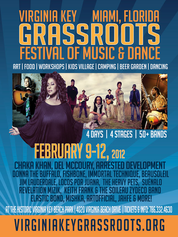 Virginia Key GrassRoots festival miami 2012