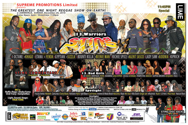 Jamaica Sting 2010