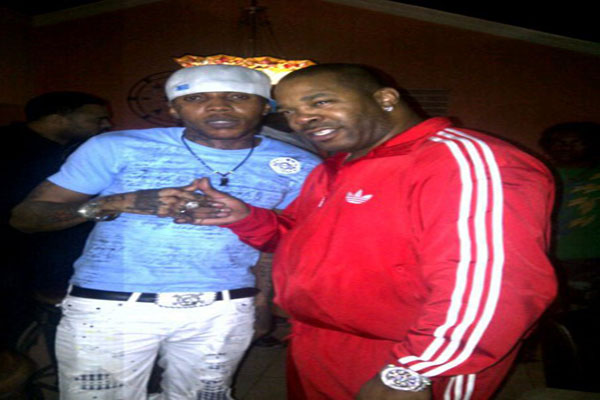 Busta Rhymes Vybz Kartel Don Corleon studio 2010 Jamaica