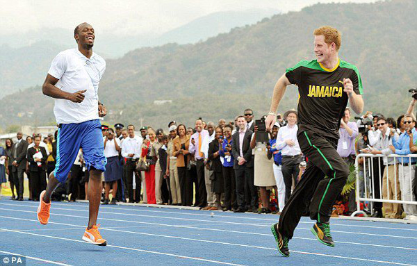 Prince Harry Usain Bolt