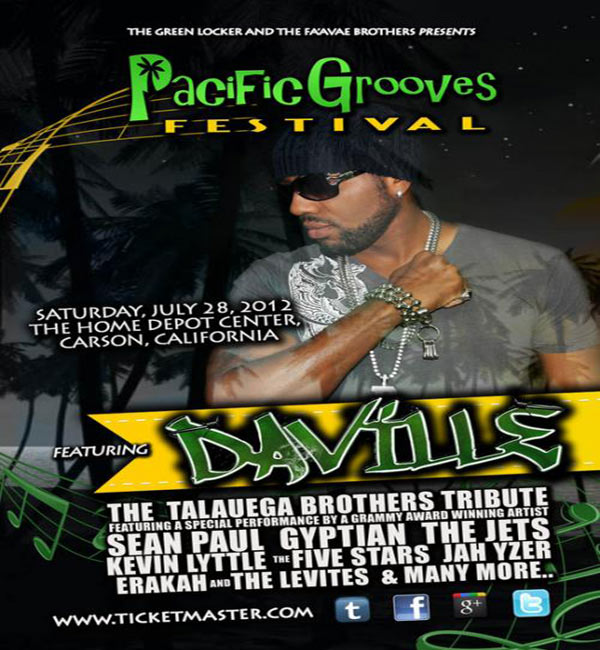 Daville performing live at pacific groove festival july 28