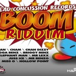 BOOM RIDDIM HEAD CONCUSSION RECORDS APRIL 2013