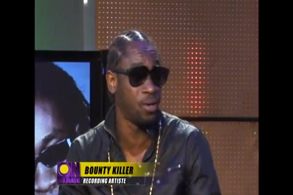 Bounty killer interview onstage tv dec 2012