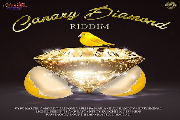 Canary Diamond Riddim-mix buju vybzk artel busy signal mavado