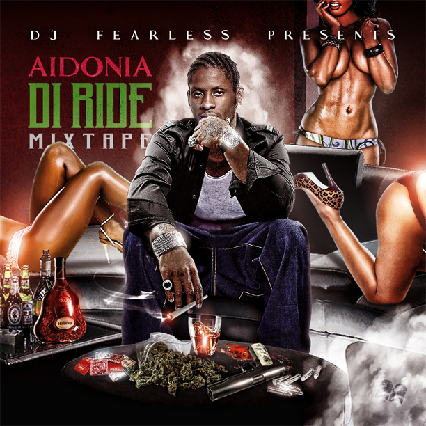 Download DJ FearLess - Aidonia - Di Ride Mixtape - Cover
