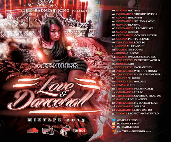 DJ FEARLESS LOVE & DANCEHALL FREE MIXTAPE SEPT 2015