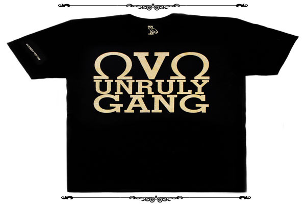 Drake Popcaan Tshirts OVO- Unruly Gang