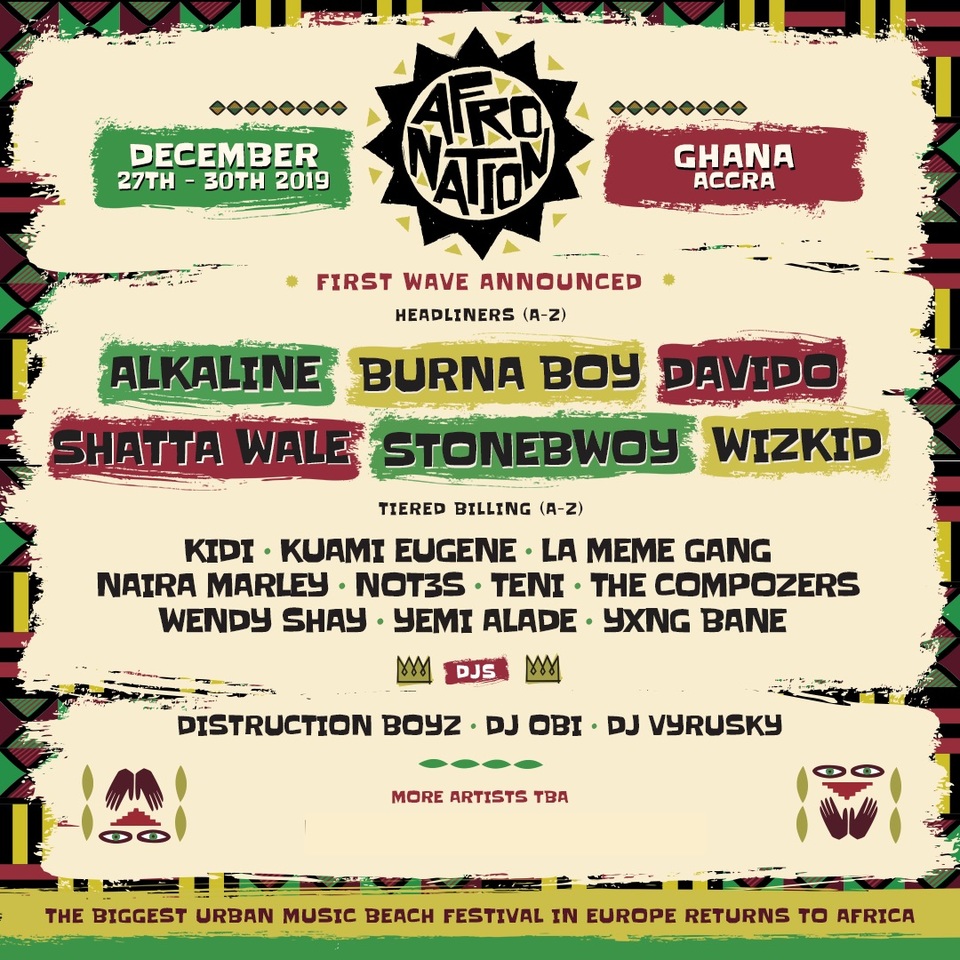 GHANA AFRO NATION 2019 TICKETS LABOMA BEACH