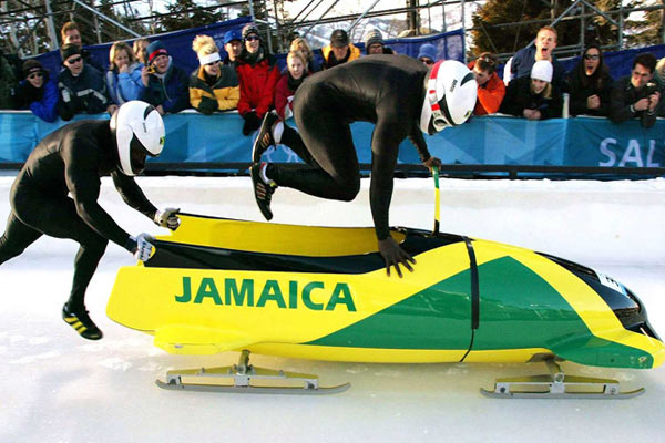 JAMAICA COOL RUNNING TEAM AT SOCHI 2014