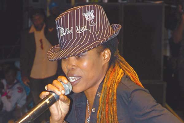 Jamaican artist Queen Ifrica in reggae song against rape