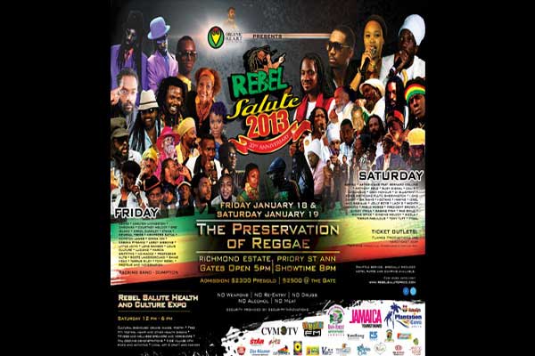 REBEL SALUTE 2013 THEPRESERvATION OF REGGAE 2013