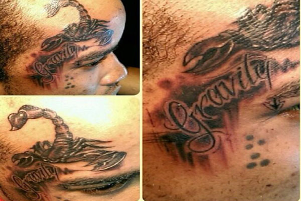 Tommy Lee Sparta Gravity Face Tattoo