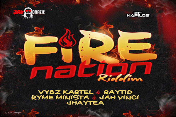 Vybz Kartel fire-nation-riddim-jay-crazie-records