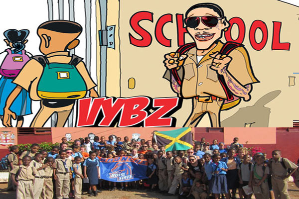 Vybz Kartel news-donates and refurbishs schools in jamaica