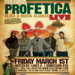 cultura profetica alika bachaco live in miami march 1 2013