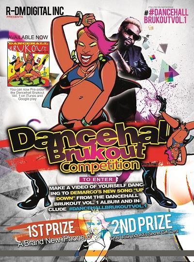 dancehall brukout competition demarco new song up down Feb 2016