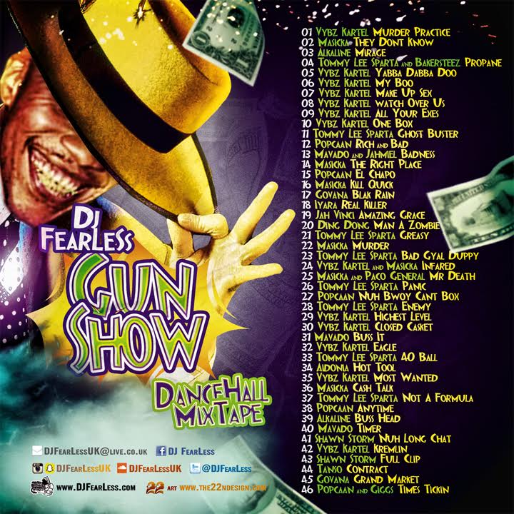 dj fearless gun show dancehall mix 2018 cover & tracklist