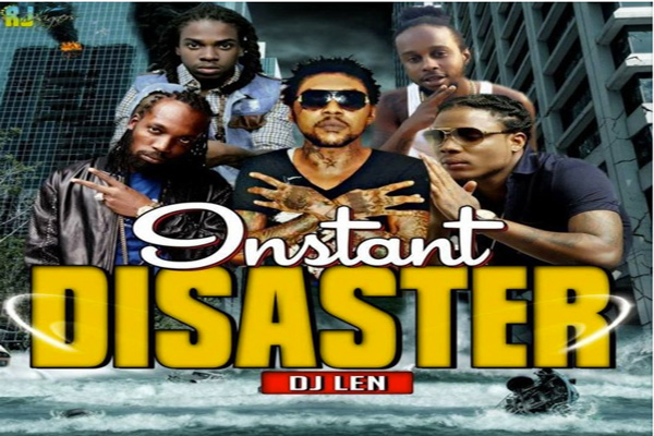 dj len instant disaster dancehall free mixtape dec 2016