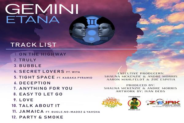 etana gemini reggae album 2020 track list