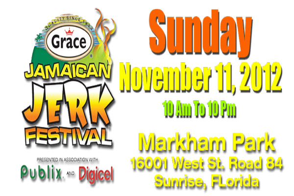 grace Jamaican Jerk Festival South FLorida 11 nov 2012
