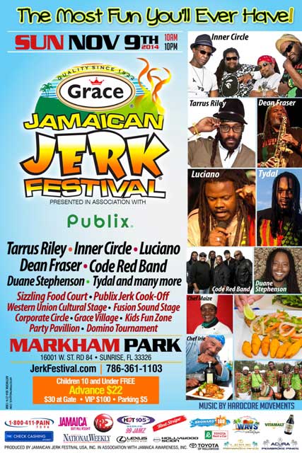grace jamaican jerk festival sunrise florida nov 2014