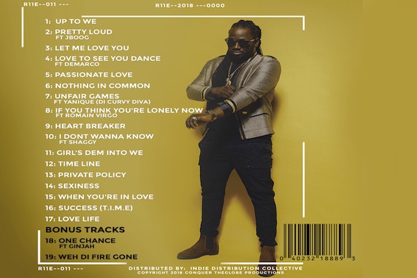 i-octane Love & Life reggae album 2018 cover tracklisting