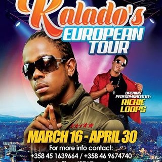 jamaican artist kalado european tour 2018