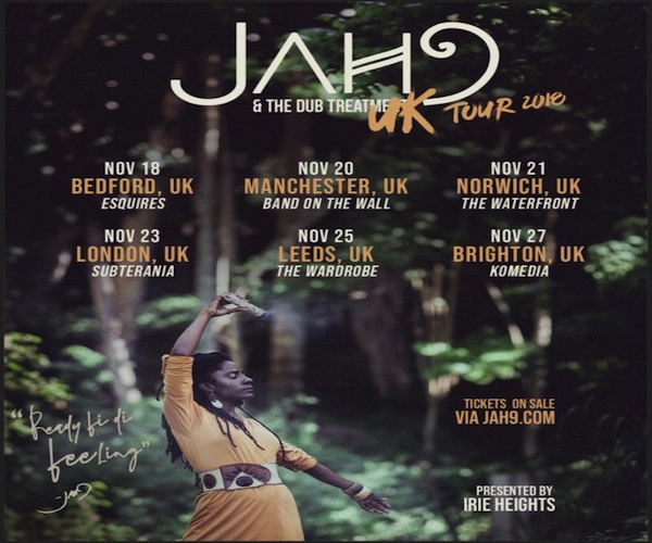 jamaican reggae artist Jah9 first UK tour 2018