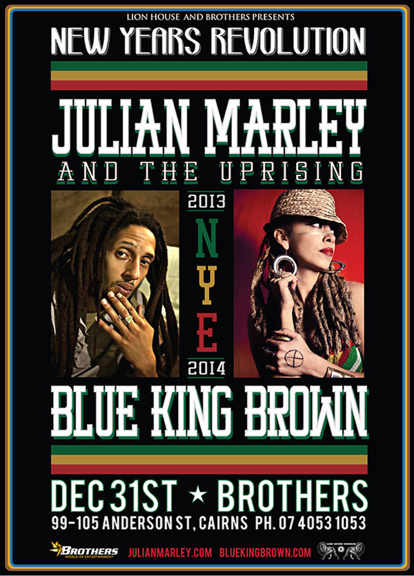 julian marley and the uprising australia new zeland tour dates 2013 2014