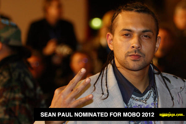 sean paul nominated for mobo awards 2012