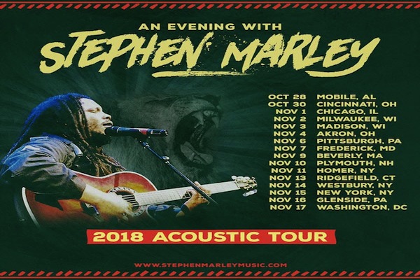 stephen marley acoustic tour dates 2018