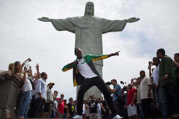Olympic Champion Usain Bolt in Rio De Janeiro