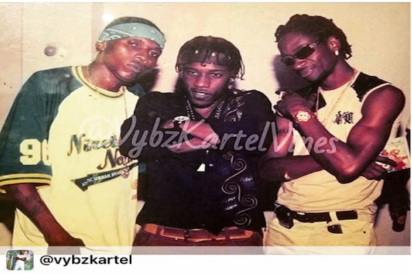 vybz-kartel wayne marshall bounty killer thorw back photo