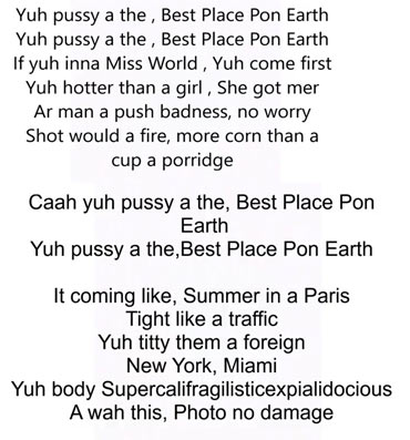 vybz kartel best place on earth lyrics