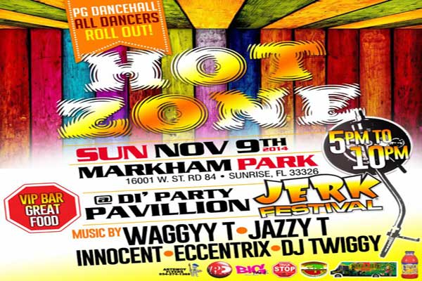 waggy t jazzy t jerk jamaican festival nov 9 sunrise florida