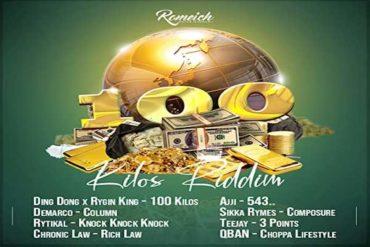 <strong>“100 Kilos Riddim” Mix Ajji, Chronic Law,Demarco, Ding Dong Ft Rygin King, Rytikal, Sikka Rymes, Teejay, Romeich Entertainment 2021</strong>