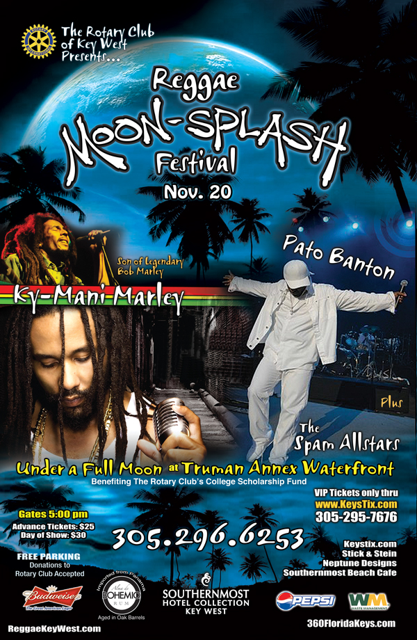 <strong>Reggae Moon Splash Festival In Key West Florida</strong>