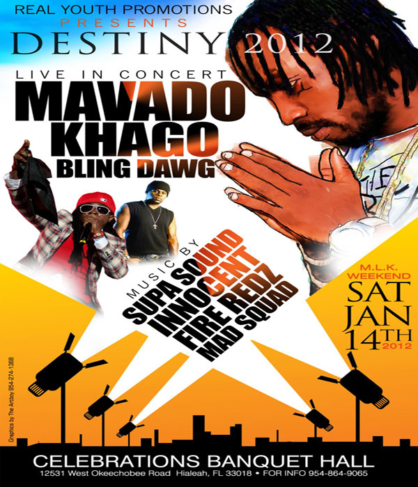 *Upcoming Florida Reggae Dancehall Events January 2012*