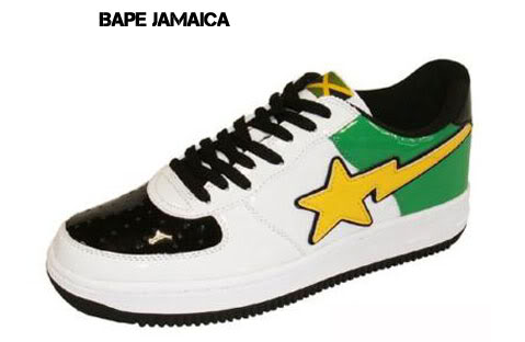 Bape jamaica sneakers low 