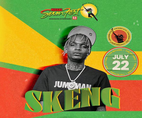 Jamaican artist skeng live set reggae sumfest 2022