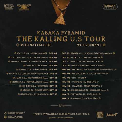 Kabaka Pyramid The Kalling Us Tour Dates 2022
