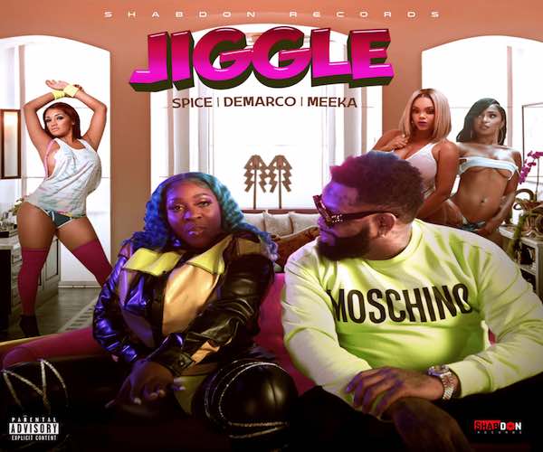 Spice Demarco Meeka Jiggle Official Music video 2022 Shab Don Records