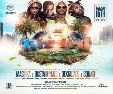 <strong>Miami’s #BZR Weekend STAGES & TWISTED w/ Busta Rhymes, Dexta Daps , Masicka, Squash</strong>