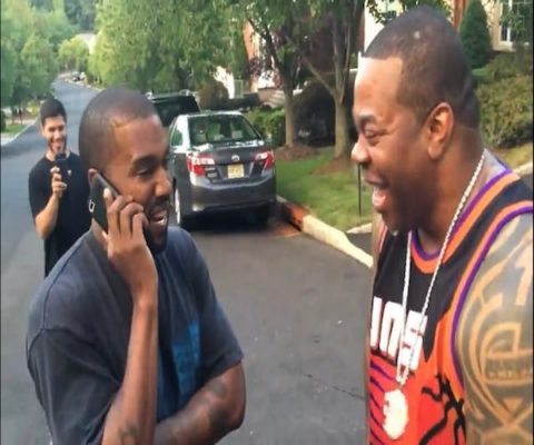 busta rhymes kanye west on the phone with Vybz Kartel