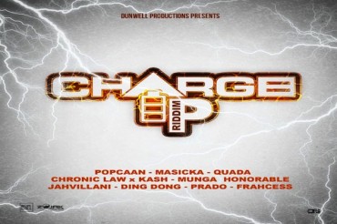 <strong>Listen To “Charge Up Riddim” Mix Ding Dong, Masicka, Popcaan, Munga, Quada, Dunwell Productions</strong>