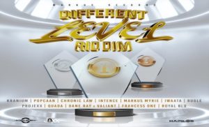 <strong>“Different Level Riddim” Mix Popcaan, Intence, Bugle, I Waata, Chronic Law, Quada, Kranium Markus Records 2021</strong>