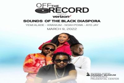 <strong>Grammy Museum Event “Off The Record” Sounds Of The Black Diaspora</strong>